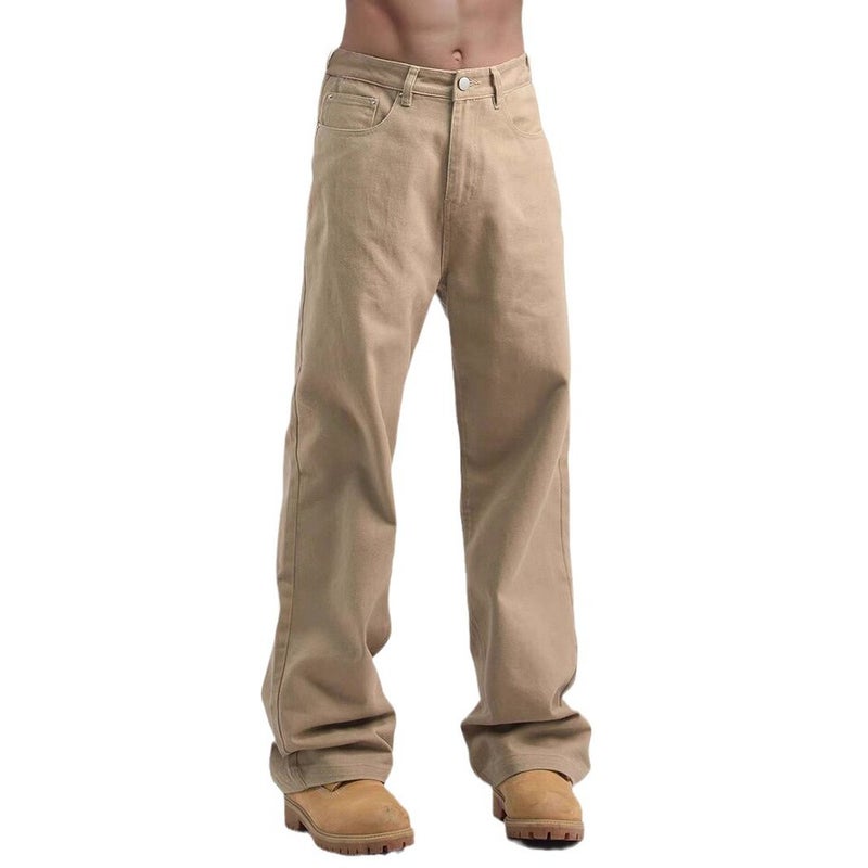 Unisex Classic Denim Jeans Loose Fit Daily Outdoor Wear - Image 5