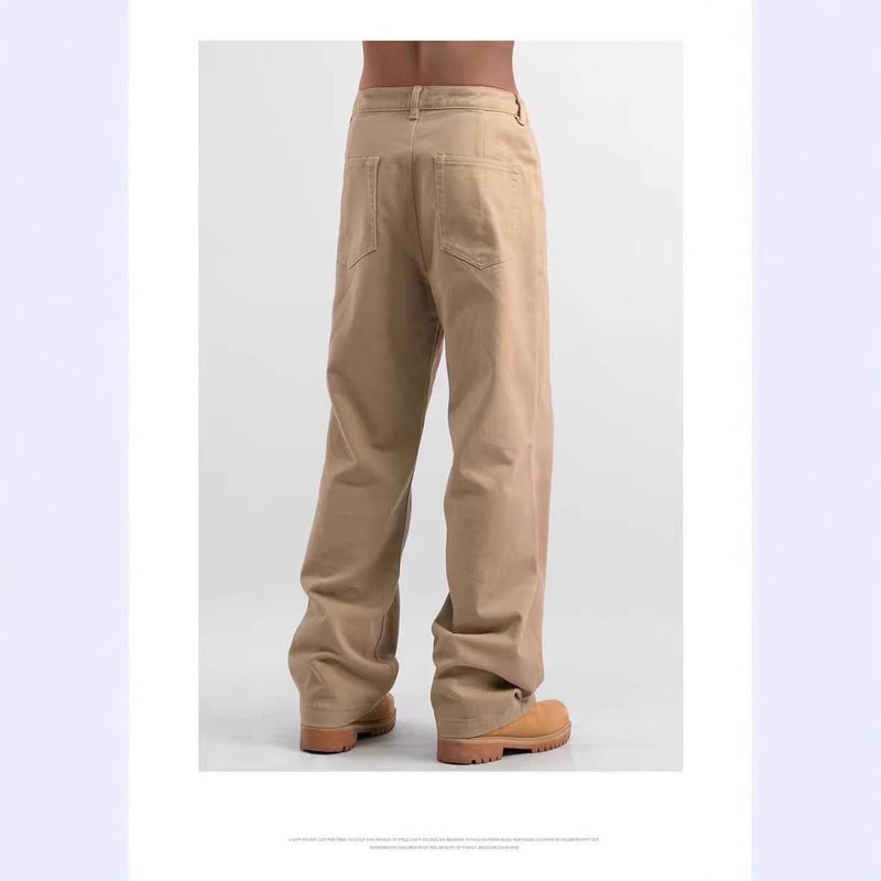 Unisex Classic Denim Jeans Loose Fit Daily Outdoor Wear - Image 3
