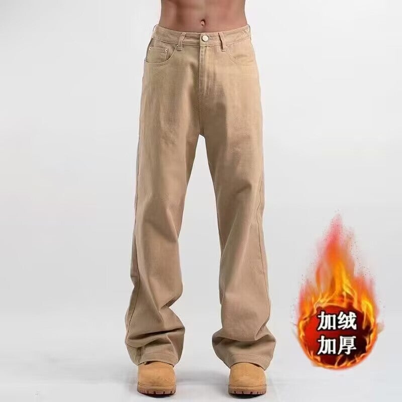 Unisex Classic Denim Jeans Loose Fit Daily Outdoor Wear - Image 1