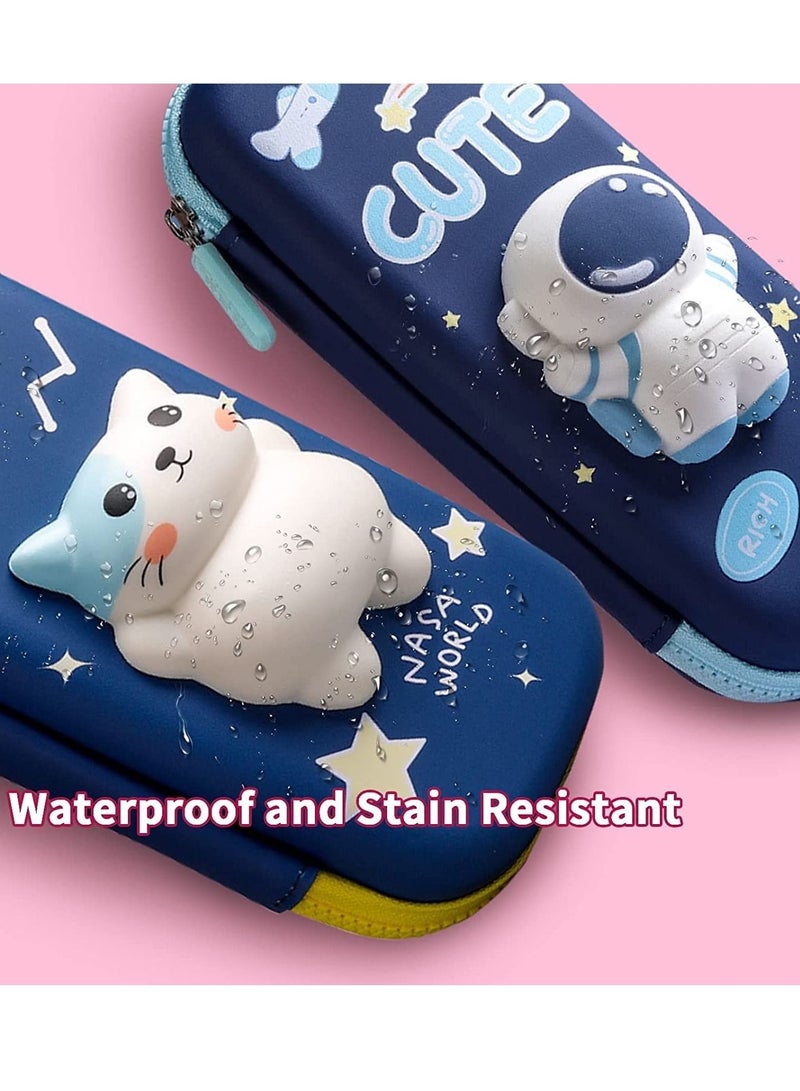 SYOSI Pencil Case for Boys Girls 3D Decompression Pen Case Large Aesthetic Pencilcase with Compartments Big Capacity Pencil Pouch Cute Pen Bag Office Box Organizer for Secondary School - Image 5