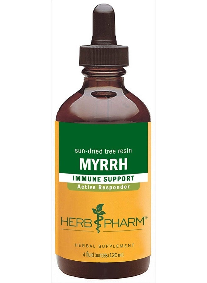 HERB PHARM Myrrh Liquid Extract for Immune System Support - 4 Ounce - Image 1