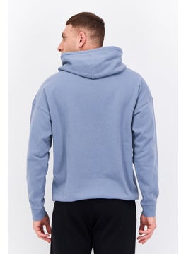 Champion Men Baggy Fit Hooded Outdoor Sweatshirts, Slate Grey  - Image 3