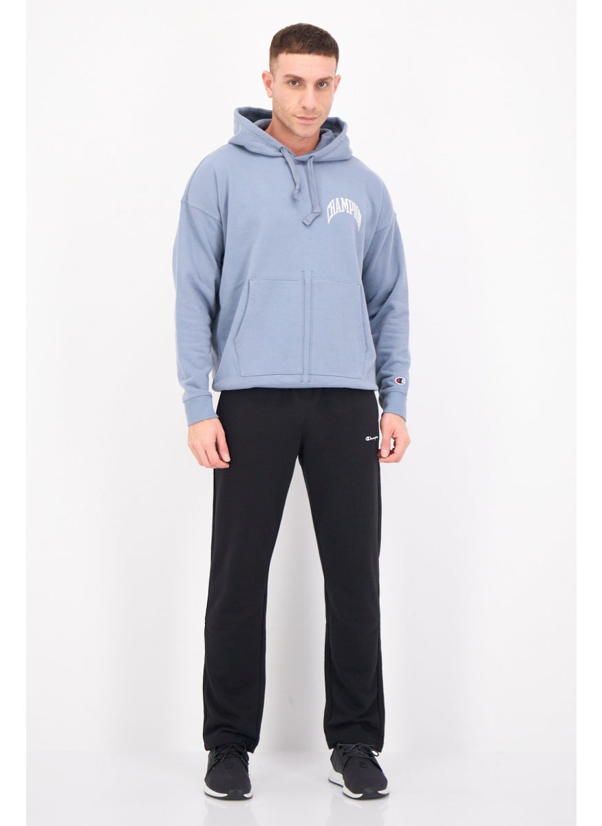 Champion Men Baggy Fit Hooded Outdoor Sweatshirts, Slate Grey  - Image 4