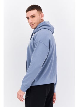 Champion Men Baggy Fit Hooded Outdoor Sweatshirts, Slate Grey  - Image 2