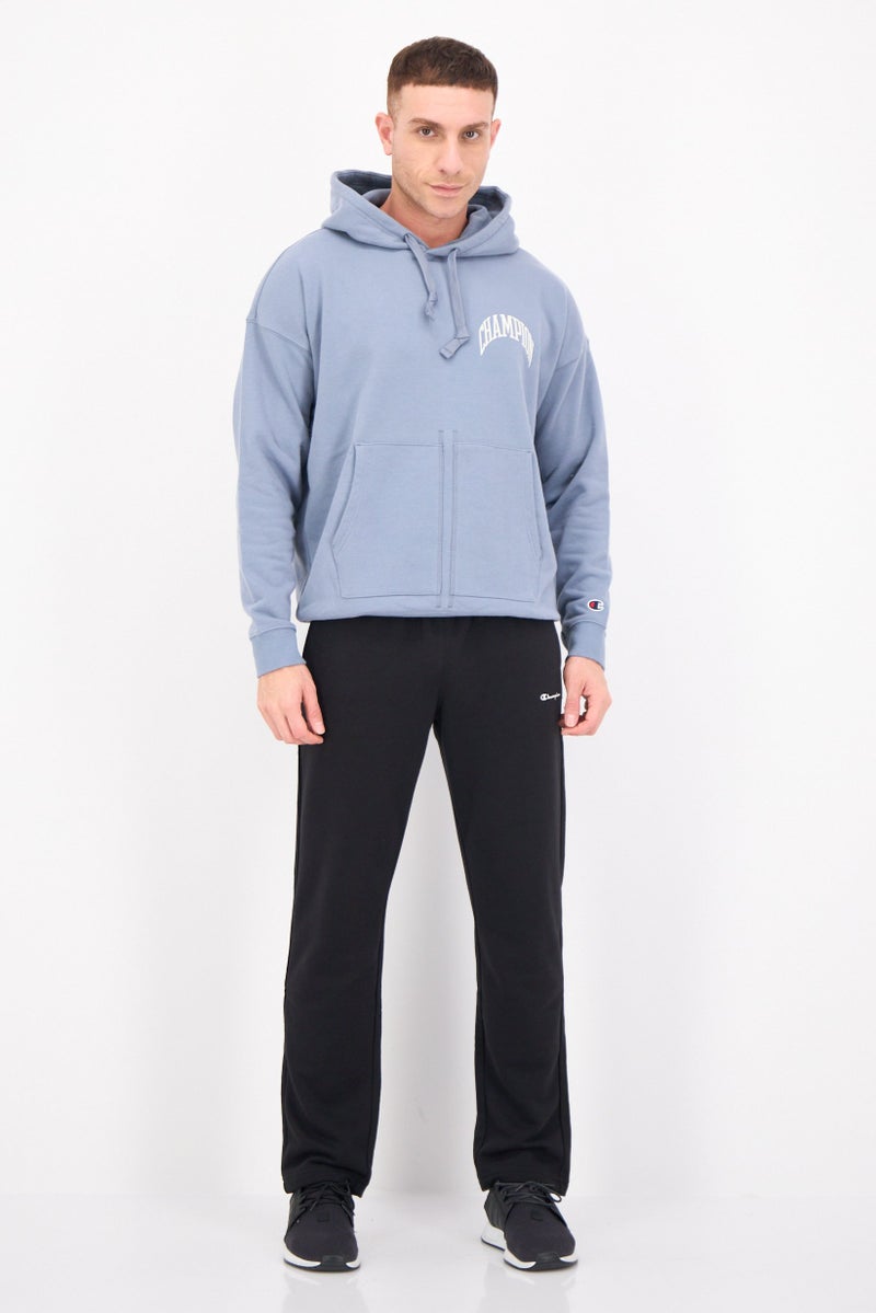 Champion Men Baggy Fit Hooded Outdoor Sweatshirts, Slate Grey  - Image 2