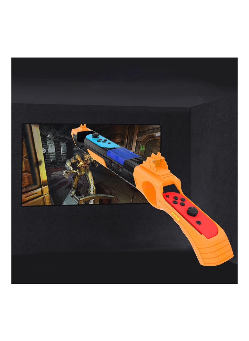 Game Controller for Nintendo Switch, Compatible with JoyCons, Ideal for Shooting Games like Wolfenstein 2 and More, Perfect for Enhanced Gaming Experience on Switch.