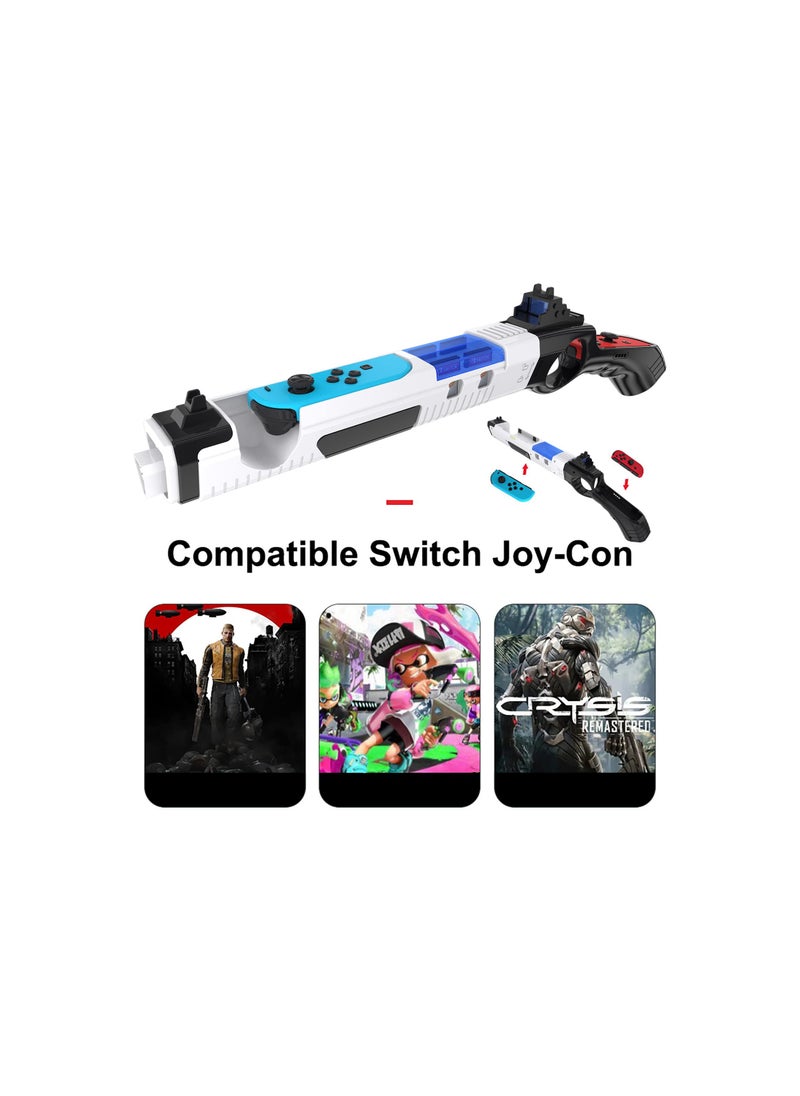 Game Controller for Nintendo Switch, Compatible with JoyCons, Ideal for Shooting Games like Wolfenstein 2 and More, Perfect for Enhanced Gaming Experience on Switch.