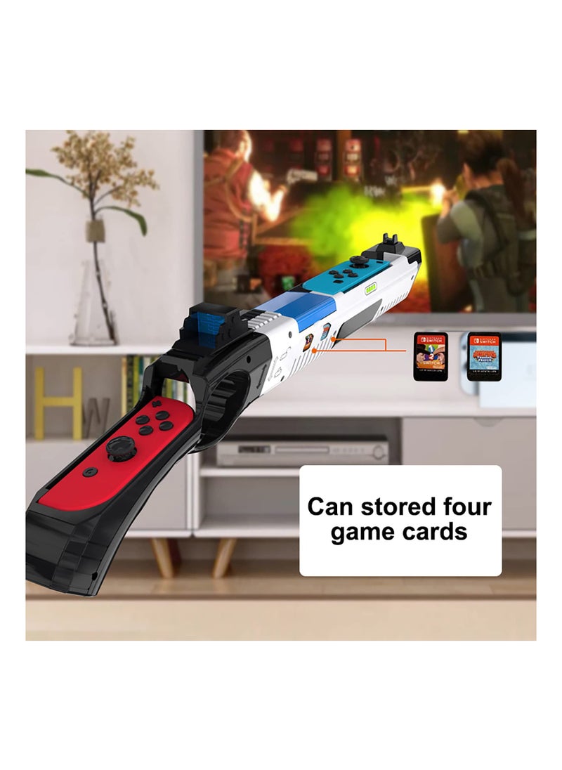 Game Controller for Nintendo Switch, Compatible with JoyCons, Ideal for Shooting Games like Wolfenstein 2 and More, Perfect for Enhanced Gaming Experience on Switch.