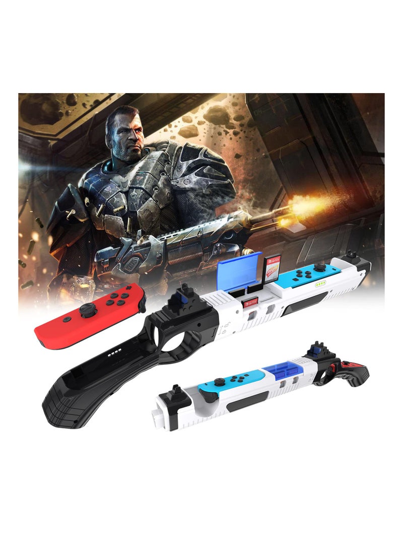 Game Controller for Nintendo Switch, Compatible with JoyCons, Ideal for Shooting Games like Wolfenstein 2 and More, Perfect for Enhanced Gaming Experience on Switch.