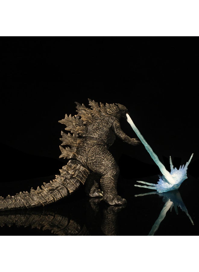7 Inch NECA Movie Godzilla War King Kong Movable Model Hand Toy SHM Monster Nuclear Jet Box-Color:2019 Red Lotus Godzilla Sends Breath 00  - Image 5