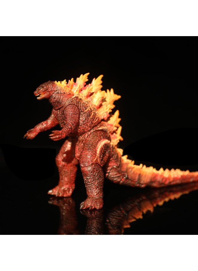 7 Inch NECA Movie Godzilla War King Kong Movable Model Hand Toy SHM Monster Nuclear Jet Box-Color:2019 Red Lotus Godzilla Sends Breath 00  - Image 1