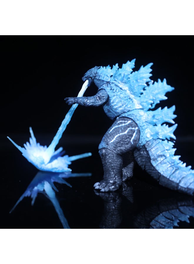 7 Inch NECA Movie Godzilla War King Kong Movable Model Hand Toy SHM Monster Nuclear Jet Box-Color:2019 Red Lotus Godzilla Sends Breath 00  - Image 3