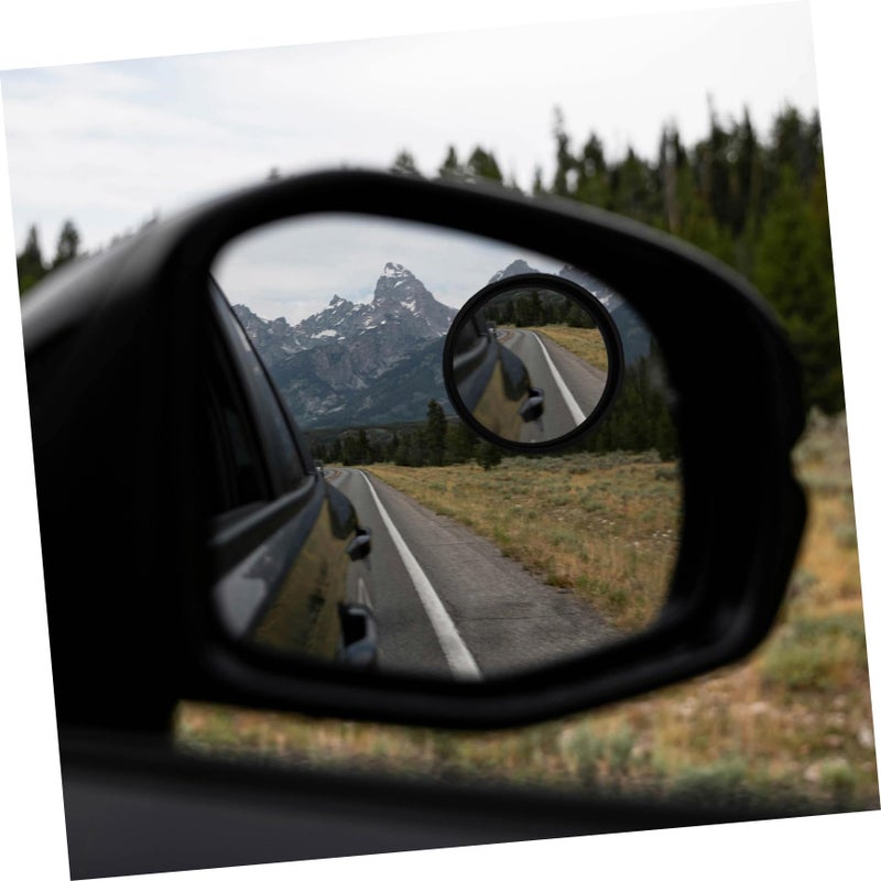 Wide Angle Blind Spot Mirror Rotatable Suction Cup For Car Glass Rear View - Image 5