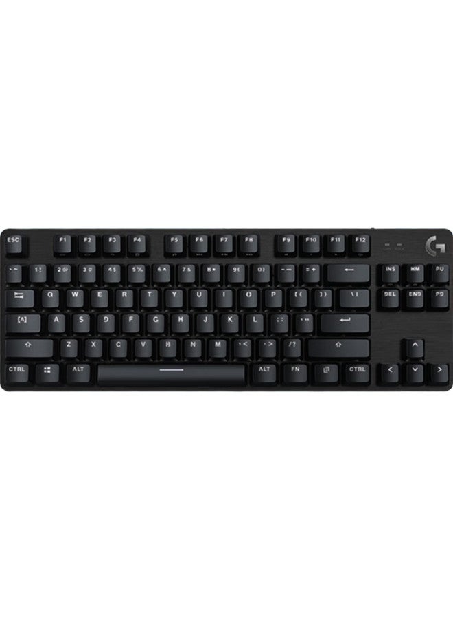 G لوغيتك G412TKL لوحة مفاتيح سلكية مع تأثيرات إضاءة خلفية، للألعاب الإلكترونية لـ PUBG و LOL، تصميم محمول مدمج مع مفاتيح ميكانيكية (تشبه المفاتيح البنية)، بدون لوحة أرقام، 87 مفتاح - Image 1