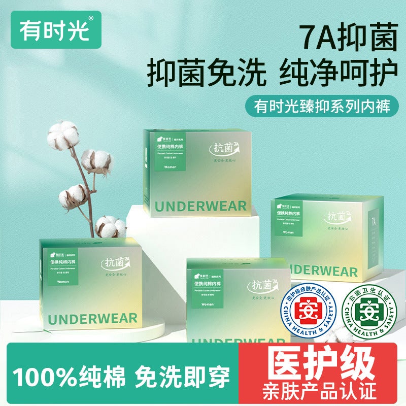 3 Pack Disposable Underwear Men Business Trip Hotel Sterile Travel Cotton Size 3XL for Outdoor Use - Image 2