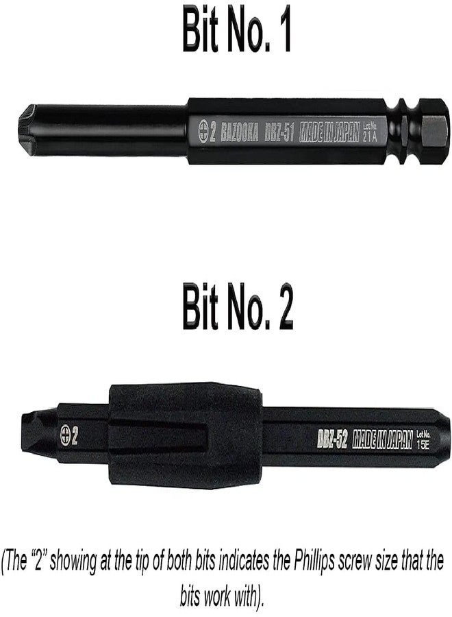 إنجينير مفك براغي لإزالة البراغي من طراز Engineer Nejisaurus Bazooka DBZ-60G، متوافق مع البراغي المسطحة والصفائحية، للبراغي المكسورة (رقم 2)، أخضر - Image 3