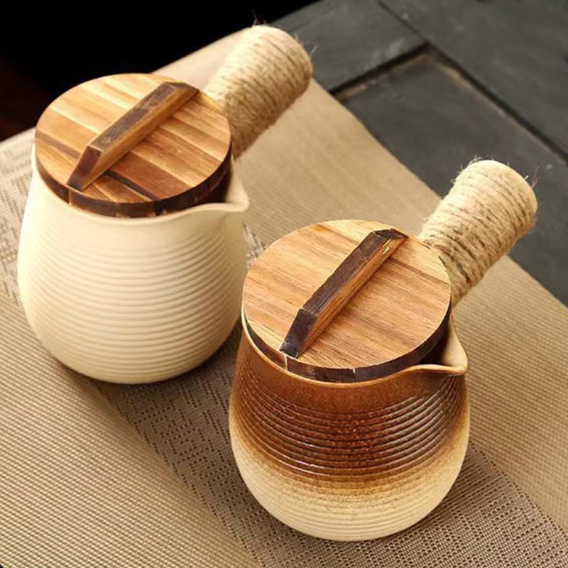 Carefully engineered build DOITOOL Wooden Tea Kettle Lid Replacement, Delicate Tea Pot Cover for Home Stovetop Kettle, Large Capacity Teapot Lid Compatible with Stove Cooking Batch consistent craftsmanship - Image 5