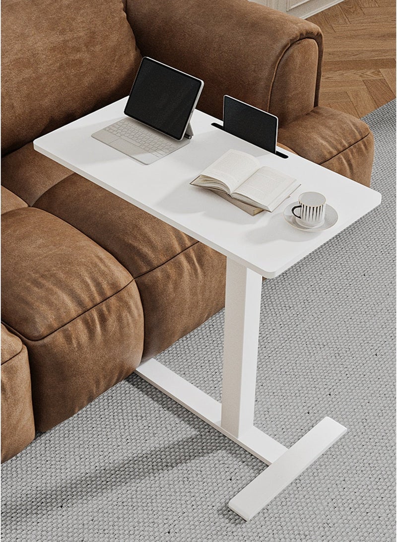AnneFish 68*36*67.5-103.5cm Liftable Study Desk Overbed Standing Table with Pad Slot Office Computer Table Work Station Home Student Writing Desk Bedside Table Home Use Bed Table Adjustable Height 67.5-103.5cm - Image 4