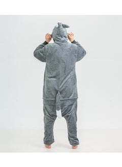 KUYING Autumn And Winter Flannel Cartoon Jumpsuit Pajamas  - Image 4