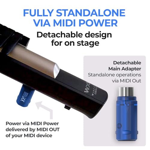 CME WIDI Master Blue - Premium Bluetooth MIDI Adapter via 5-pin DIN - Ultra Low 3ms Latency - Image 3