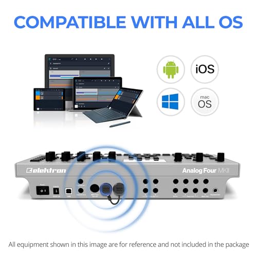 CME WIDI Master Blue - Premium Bluetooth MIDI Adapter via 5-pin DIN - Ultra Low 3ms Latency - Image 4