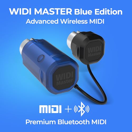 CME WIDI Master Blue - Premium Bluetooth MIDI Adapter via 5-pin DIN - Ultra Low 3ms Latency - Image 2