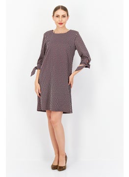 Zero Women Allover Print Mini Dress, Black Combo  - Image 4