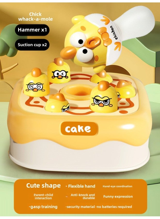 Internet Red Children's Decompression Slow Rebound Internet Red Chick Hamster Toy Educational Boy Decompression Wholesale-Color: White Base-E-commerce Pack - Image 1