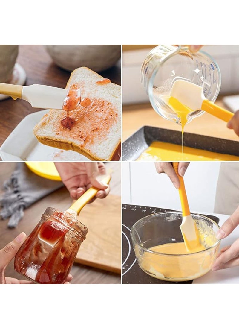 Generic - 2 Pack Silicone Jam Spreader Spatula with Can Opener End Multi Purpose Spreaders for Jar Peanut Butter Jelly Spreader Chocolate Spreader Mixing Scraper - Image 1