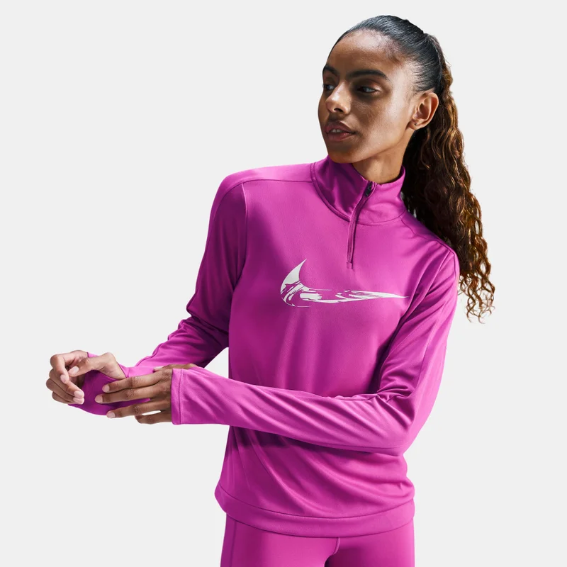 Nike Pink Women's Dri-FIT 1/4-Zip Mid Layer Running Top for Women | Best Price UAE