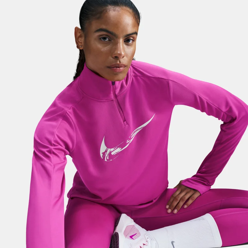 Nike Pink Women's Dri-FIT 1/4-Zip Mid Layer Running Top for Women | Best Price UAE