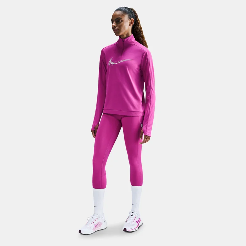 Nike Pink Women's Dri-FIT 1/4-Zip Mid Layer Running Top for Women | Best Price UAE