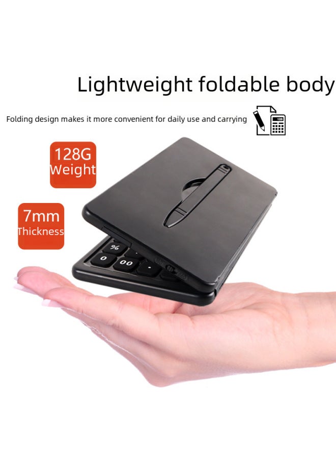 New Calculator Writing Pad Learning Office Business Gift Folding Portable Memorandum Writing Pad Calculator - Image 2
