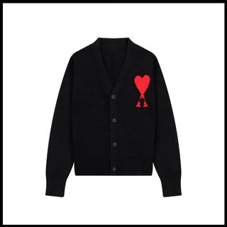 Trendy Brand Love Knit Cardigan Oversized V-Neck Sweater Black [a28 cotton yarn style] - pzsku/Z17D806BBA6E846C34E1CZ/45/1746224798/704ec3de-5590-4589-af62-1b122bb3789e