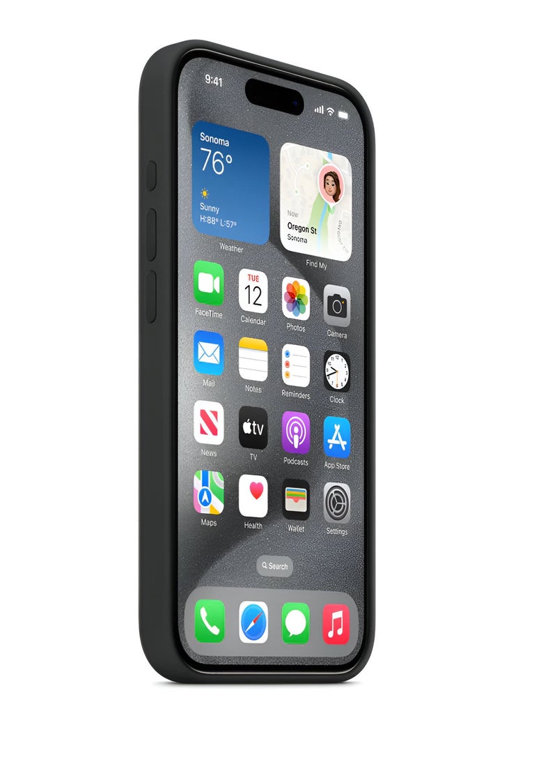 Silicone Case for iPhone 15 Pro - With MagSafe Support and Strong Protection