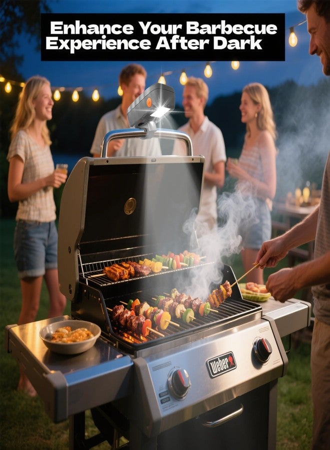 OATISLIFE Grill Light Designed for Blackstone Griddle & Weber Grill, Automatic On/Off BBQ Light, Blackstone Griddle Accessories, LED Grill Lights for Outdoor Grill, Gray - Image 2