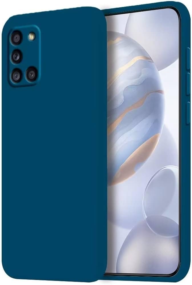 Case Compatible with Samsung Galaxy A31, (6.4" Inch) Soft Liquid TPU Silicone Protective Case, Shockproof Anti-Scratch Protective Cover