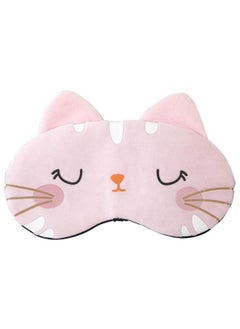 Cute Cartoon Sleep Eye Mask with Adjustable Strap, Soft Lightweight Sleeping Mask, Blocks Light Reduces Puffy Eye-Mask for Kids Girls Men Women Plane Travel Nap Night Sleeping
