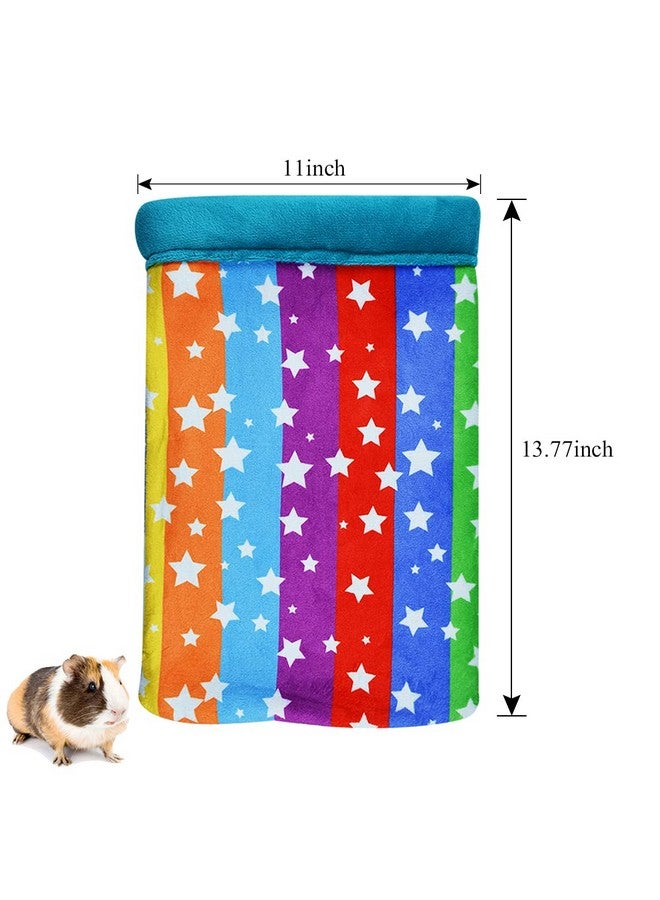 HOMEYA HOMEYA Hamster Sleeping Bag, Small Pet Animals Soft Flannel House Bed Nest Hideout Pouch Sack Sleeping Bed for Hedgehog Squirrel Bunny Guinea Pig Rat Warm Cage Decor Accessory (14 * 11 inch) - Image 2