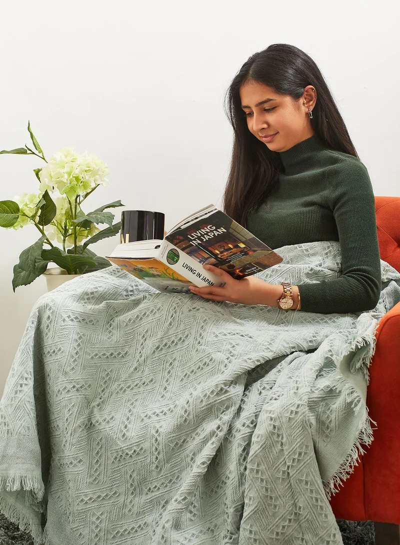 Noire Edit Grey Blanket