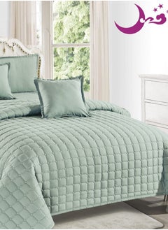 Moon 4-Piece Quilted Compressed Comforter Set  - Image 2