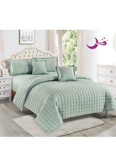 Moon 4-Piece Quilted Compressed Comforter Set  - Image 1
