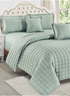 Moon 4-Piece Quilted Compressed Comforter Set  - Image 3