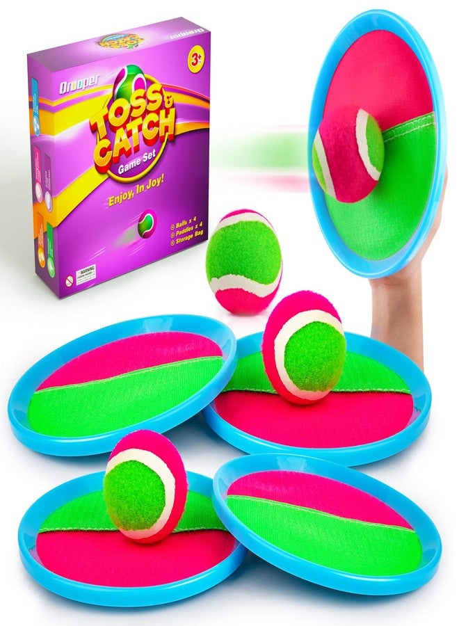 Qrooper Kids Toys Toss and Catch Game Set Easter Basket Stuffers for Kids Toddler, Toys for 3 4 5 6 7 8 Year Old Boys Girls Birthday Gift, Yard Outdoor Games for Kid Ages 4-8 8-12 Beach Pool - Image 1
