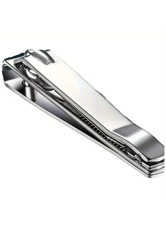 Large Nail Clipper With File Stainless Steel Concave Blade Durable For Thick Toenails - Image 1