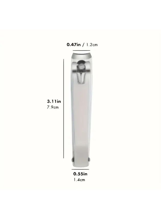 Large Nail Clipper With File Stainless Steel Concave Blade Durable For Thick Toenails - Image 3