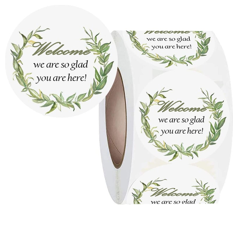 Top label Welcome Stickers2 Inch Wedding Bridal Shower Birthday Party Favor Labels500 Pcs