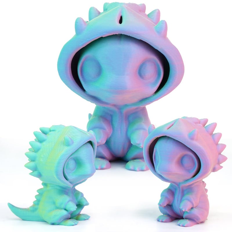 Gratkit Matte Tri-Color PLA Filament,Coextrusion PLA Filament 1.75mm, +/-0.03mm, 1KG/Roll, High Speed Matte PLA,Fluorite - Image 4