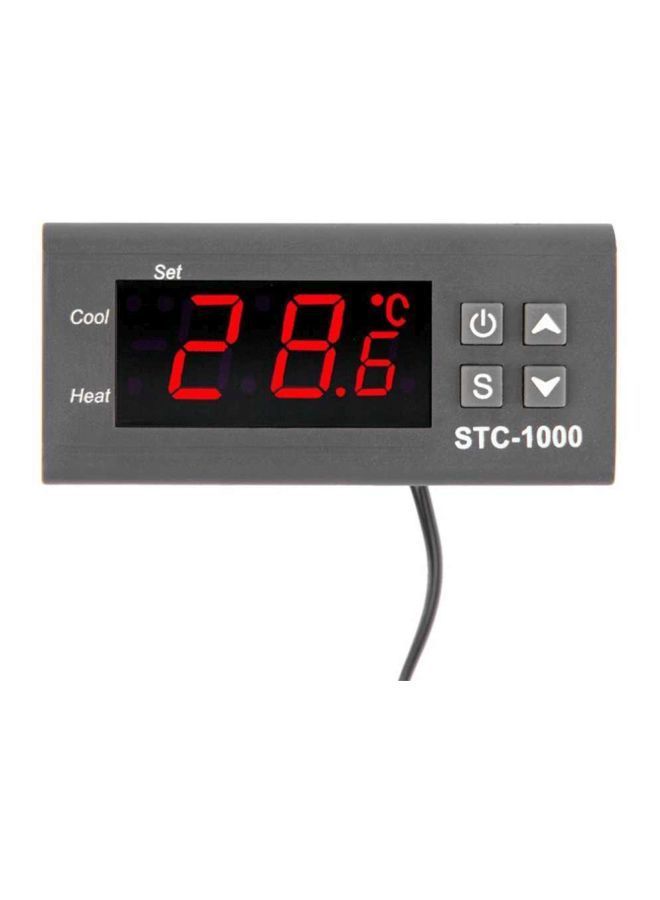 NIBEMINENT Digital Temperature Controlling Thermostat Grey/Orange - Image 5