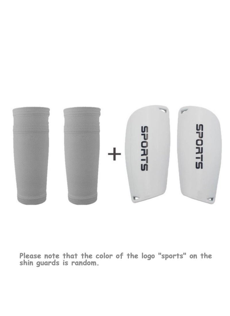 Sports 1 Pair Of Calf Guard Socks And 1 Pair Of Football Shin Guards  - Image 1